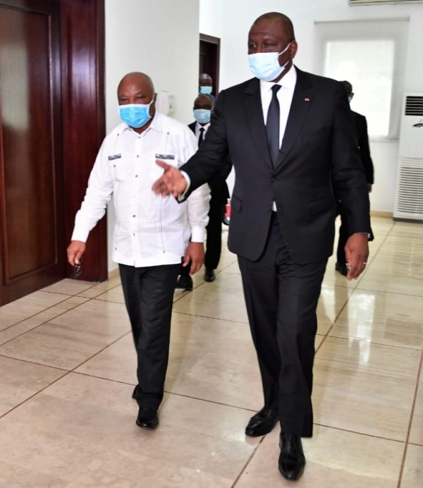Dialogue politique : le PM Hamed Bakayoko  échange avec des émissaires de l’ex-Président Laurent Gbagbo