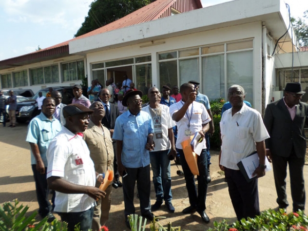 Visite des locaux à l&#039;occasion de la rétrocession