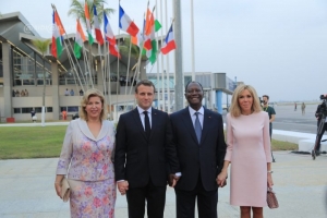 Visite officielle : Le Chef de l’Etat Ivoirien a accueilli son homologue français, à Abidjan