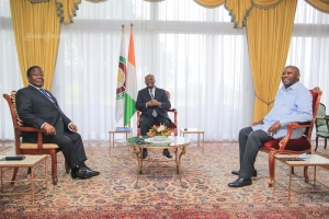 Côte d’Ivoire: Le président Ouattara  rencontre Bedié et Gbagbo