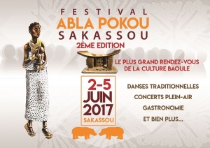 Côte d’Ivoire : La 2ème édition du Festival Abla Pokou de Sakassou annoncée du 2 au 5 juin 2017