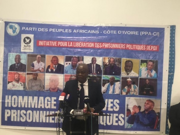 C&ocirc;te d&rsquo;Ivoire/PPA-CI : Justin Kon&eacute; Katinan revient sur les raisons du lancement de l&rsquo;Initiative pour la Lib&eacute;ration des Prisonniers d&rsquo;Opinions. Plus de 1000 personnes arr&ecirc;t&eacute;es
