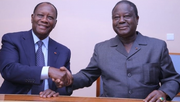 Côte d&#039;Ivoire: tête-à-tête entre Bédié et Ouattara mercredi à Abidjan (présidence)