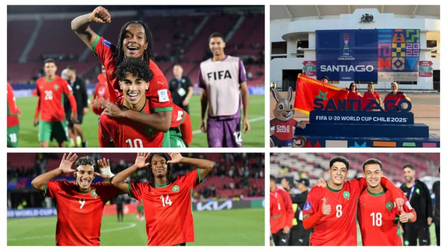 Mondial U20 : le Maroc bat le Brésil (2-1) et se qualifie pour les 8ès de finale