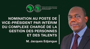 La BAD nomme Jacques Edjangue vice-président chargé de la Gestion des personnes et des talents