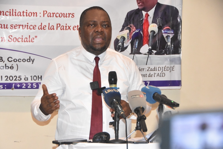 Côte d’Ivoire: Zadi Djédjé, président de l'AID : «  Que les élections d’octobre se déroulent dans la paix, la transparence et le respect.»