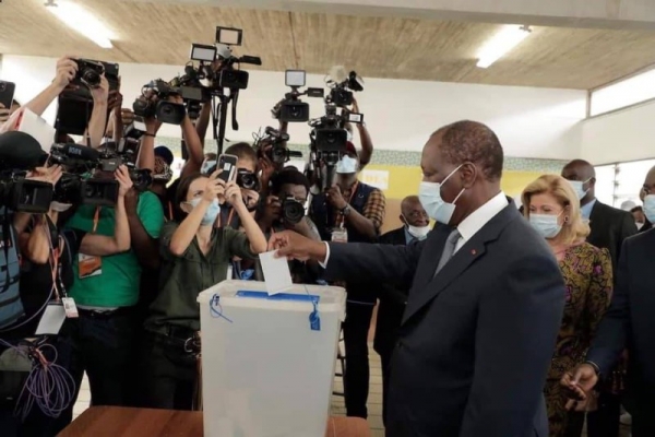 Présidentiel 2020/Alassane Ouattara : « Le vote se déroule bien à part quelques endroits isolés »