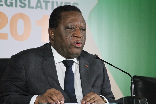 Le président de la CEI, Youssouf Bakayoko