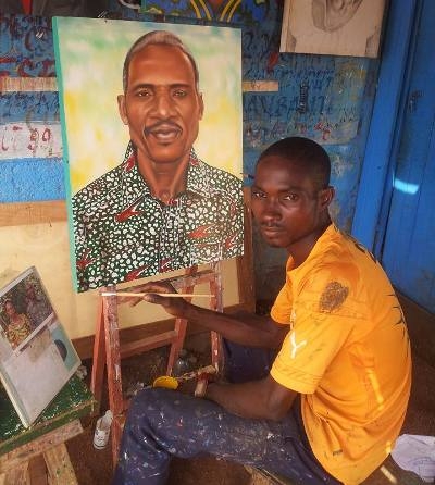 Portrait: Kouakou Konan Roger, le spécialiste de l&#039;art figuratif