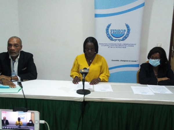 Manifestation contre le 3e mandat d’Alassane Ouattara : les femmes de la Fidhop « exigent » la libération des manifestants