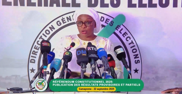 Guinée : plus de 4 millions de guinéens disent « Oui », 90,6%, à une nouvelle Constitution de sept ans de mandat présidentiel (résultats partiels)