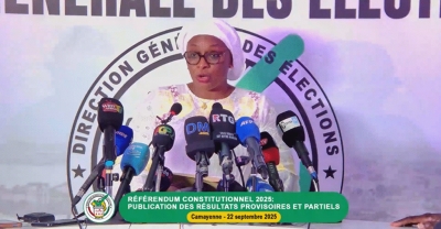 Guin&eacute;e : plus de 4 millions de guin&eacute;ens disent &laquo; Oui &raquo;, 90,6%, &agrave; une nouvelle Constitution de sept ans de mandat pr&eacute;sidentiel (r&eacute;sultats partiels)