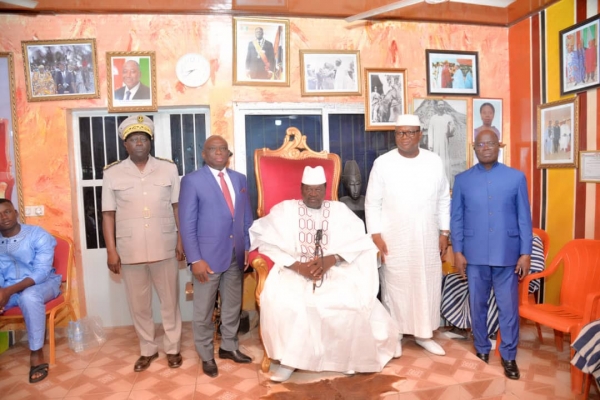 Côte d’Ivoire: le ministre KKB chez le Chef de canton de Korhogo