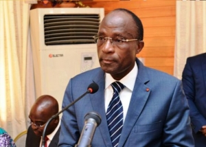 Le ministre Adama Koné, ministre auprès du Premier ministre, Chargé de l’Economie et des Finances,