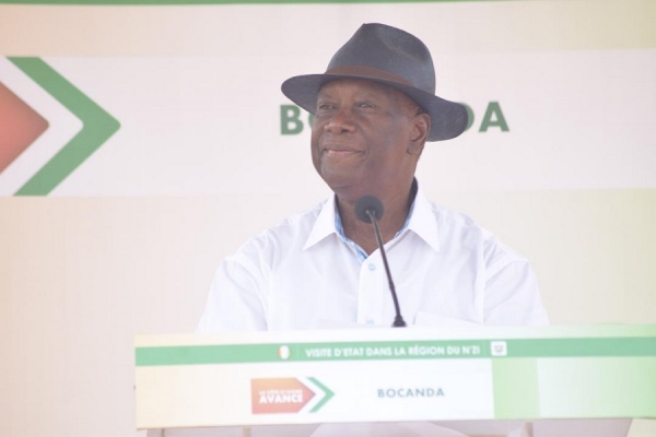 Côte d’Ivoire-Depuis Bocanda: Alassane Ouattara se réjouit du retour d&#039;exilés pro-Gbagbo