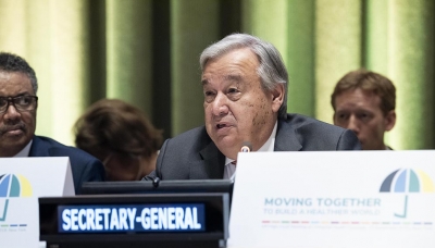 Les dirigeants mondiaux signent une d&eacute;claration historique sur la couverture maladie universelle