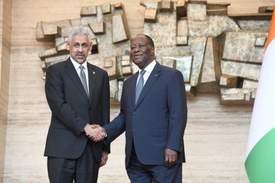 C&ocirc;te d&rsquo;Ivoire : apr&egrave;s son investiture, Ould Tah rencontre Alassane Ouattara &agrave; Abidjan