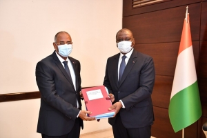 Côte d&#039;Ivoire : le Premier Ministre Hamed BAKAYOKO prend fonction