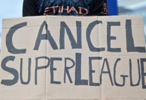 Foot: Cinq clubs anglais  quittent la Super League