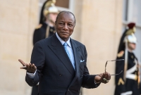 Guin&eacute;e: Alpha Cond&eacute; pr&ecirc;te serment