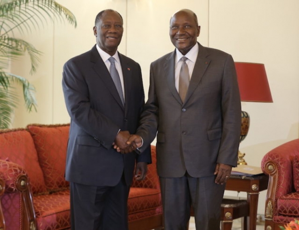 Les félicitations du président de la République, Alassane Ouattara, à son ancien Premier ministre, Daniel Kablan Duncan