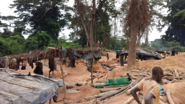 Le site aurifère d&#039;Abouakakro II envahi à nouveau par des orpailleurs clandestins
