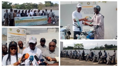 C&ocirc;te d&rsquo;Ivoire-S&eacute;curit&eacute; Nationale : la ComNat-Alpc renforce la capacit&eacute; de ses points focaux r&eacute;gionaux et leur offre du mat&eacute;riel roulant