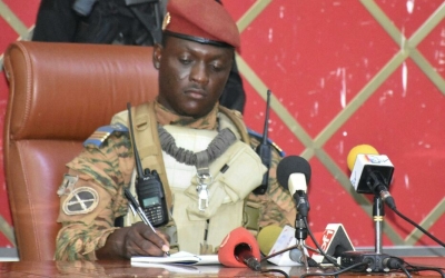 Ibrahim Traor&eacute; d&eacute;sign&eacute; pr&eacute;sident du Burkina Faso