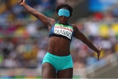 L&#039;Ivoirienne Brigitte Fatimata Diasso, non voyante, a décroché la médaille d&#039;argent au saut en longueur lors des jeux paralympiques de Rio