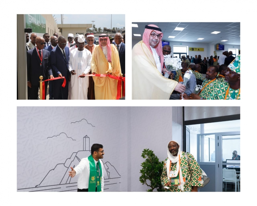 Côte d’Ivoire: Vagondo Diomandé, Amadou Koné et l’ambassadeur d’Arabie Saoudite inaugurent le Terminal Hadj de l’Aéroport Houphouët-Boigny