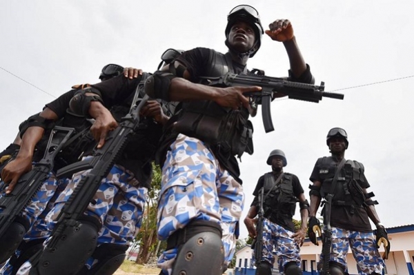 Une manœuvre militaire en Côte d&#039;Ivoire
