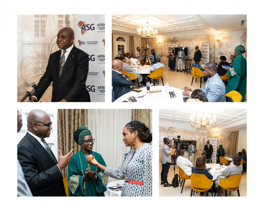Formation academique: Kingsley Moghalu présente la  vision et les missions de l’université African School of Governance à Abidjan