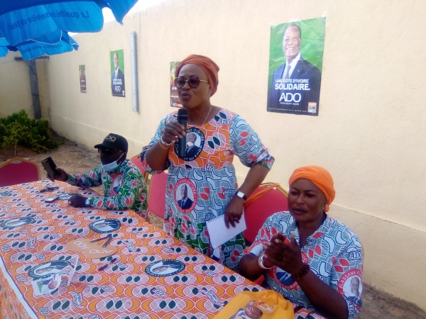 Côte d’Ivoire/ Présidentielle : Les organisations féminines du Bafing en ordre de bataille pour la victoire d’ADO