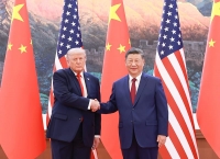 Xi Jinping rencontre les entrepreneurs am&eacute;ricains accompagnant Donald Trump lors de sa visite en Chine