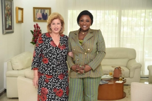 Côte d’Ivoire : Coach Hamond Chic chez  la Première Dame, Madame Dominique Ouattara