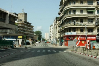 C&ocirc;te d&rsquo;Ivoire-mutinerie : A Abidjan, Banques, services et commerces ferm&eacute;s au Plateau, quartier des affaires