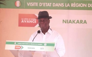 Visite d&#039;Etat dans le Hambol: Niakara comblé par le Président Alassane Ouattara