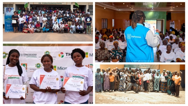 C&ocirc;te d&rsquo;Ivoire : DigiFemmes Caravane renforce les comp&eacute;tences num&eacute;riques, entrepreneuriales et interpersonnelles de centaines de femmes et de jeunes &agrave; Abidjan et dans les villes de l&rsquo;int&eacute;rieur