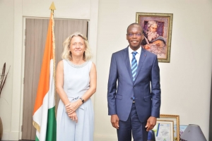 Lutte contre la corruption : le ministre Zoro Epiphane Ballo échange avec l’Ambassadeur de suisse en côte d’ivoire
