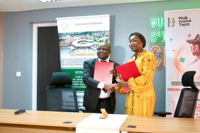Côte d’Ivoire : l’INP-HB et Hub Ivoire Tech formalisent leur partenariat pour le développement de l’écosystème entrepreneurial