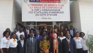 Hommage de la nouvelle PSP-CI aux USA et à son ambassadeur Terence McCulley