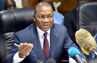 Le ministre ivoirien de la Communication et de l'Economie num&eacute;rique Bruno Kon&eacute;