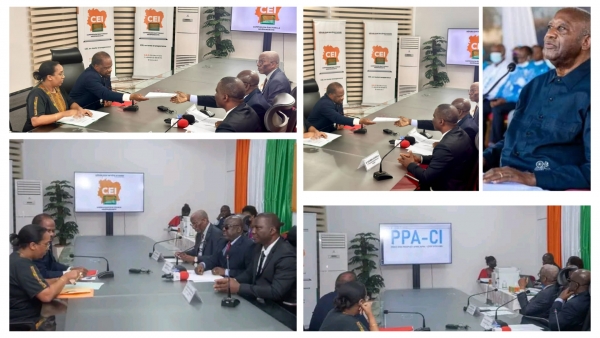 C&ocirc;te d&rsquo;Ivoire : Laurent Gbagbo d&eacute;pose son dossier de candidature &agrave; la pr&eacute;sidentielle &agrave; la CEI. Alassane Ouattara attendu ce mardi