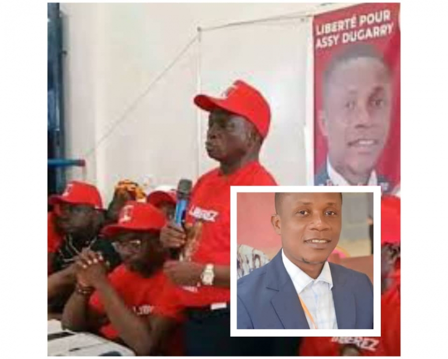 Côte d’Ivoire : après un mois de détention, l’enseignant syndicaliste Ghislain Assy Dugarry obtient une liberté provisoire (Intersyndicale)