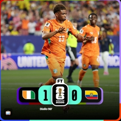 Mondial 2026/C&ocirc;te d&rsquo;Ivoire-Equateur :&nbsp; les Ivoiriens arrachent la victoire au forceps face &agrave; une conqu&eacute;rante &eacute;quipe &eacute;quatorienne