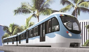 Maquette d&#039;une locomotive du Métro D&#039;Abidjan