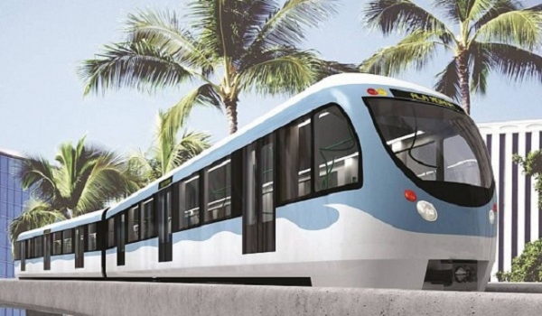Maquette d&#039;une locomotive du Métro D&#039;Abidjan