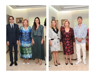C&ocirc;te d&rsquo;Ivoire : la Premi&egrave;re Dame re&ccedil;oit l&rsquo;Ambassadeur de la Conf&eacute;d&eacute;ration Suisse et le producteur hollywoodien Lawrence Kasanoff