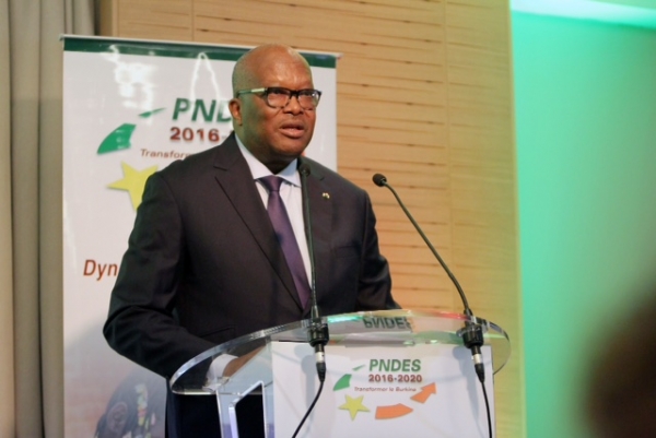 Le président de la République du Burkina, Roch Marc Christian Kaboré