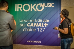 Photo prise lors du cocktail &quot;Irokomusic&quot; qui s&#039;est déroulé le 31 mai 2017 à l&#039;occasion du DISCOP Abidjan. 